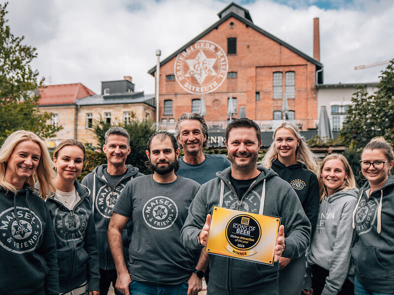 Maisel & Friends Brauereigelände bei World Beer Awards zur „Visitor Attraction of the year” ernannt